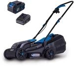 Scheppach Akku Rasenm&auml;her BC-MP320-X | 32cm Schnittbreite | f&uuml;r 250-300m&sup2; |...