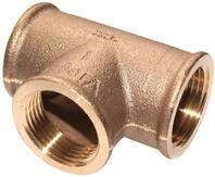 Viega 264260 T-St&uuml;ck Modell 3130 Rotguss, allseitInnengewinde Innengewinde 1 Zoll