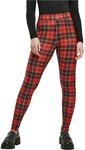 Urban Classics Damen Ladies Soft AOP Leggings redcheck, S