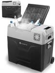 Juskys Kompressor K&uuml;hlbox 50 Liter 12/24/230 V f&uuml;r Auto, LKW, Reisemobil, Camping -