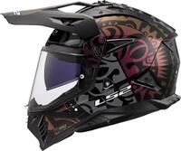LS2, Motocrosshelme Pioneer II RANGI Gloss Black, S