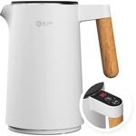 BALTER Edelstahl Wasserkocher mit Temperatureinstellung, 45&deg;C-100&deg;C, Doppelwand,