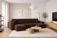 Kaiser M&ouml;bel, Ecksofa mit schlaffunktion, mit Bettkasten, Schlafsofa Best,...