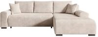 storez24 Ecksofa Nelly mit Bettkasten und Schlaffunktion, Cordstoff in L-Form