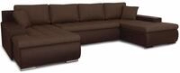Sofnet Wohnlandschaft mit Schlaffunktion Faris U-Form - Couch, Schlafsofa mit