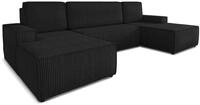 Wohnlandschaft mit Schlaffunktion Totti - U-Form Couch, Schlafsofa mit...