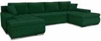 Sofnet Wohnlandschaft mit Schlaffunktion Faris U-Form - Couch, Schlafsofa mit