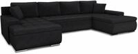 Sofnet Wohnlandschaft mit Schlaffunktion Faris U-Form - Couch, Schlafsofa mit