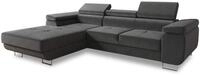 Sofnet Ecksofa Divo mit Schlaffunktion, Bettkasten und Kopfteilverstellung,