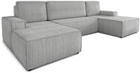 Wohnlandschaft mit Schlaffunktion Totti - U-Form Couch, Schlafsofa mit...