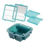 Genius Nicer Dicer Chef Professional Gem&uuml;seschneider Zubeh&ouml;r Set 5 tlg.