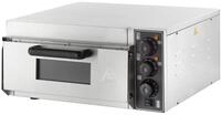 GastroHero Pizzaofen Basic 35 Pizza Backofen 35 cm 2 kW Pizzaofen Edelstahl 350...