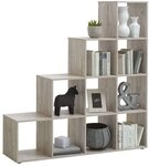 FMD M&ouml;bel, 248-002E Mega 2 Treppenregal Raumteiler B&uuml;cherregal Raumtrenner 10