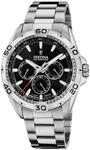 Festina Herrenuhr Analog aus Edelstahl 316l Silberfarben