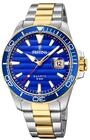 Festina Herrenuhr Analog - Edelstahl 316L Mehrfarbig - Quarzwerk - Datum -