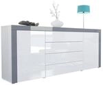 Vladon Sideboard Kommode La Paz, Made in Germany, Korpus in Wei&szlig;...