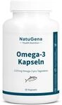 NatuGena Omega-3 Kapseln mit nat&uuml;rlichen, hochwertigen Fisch&ouml;l aus 100%