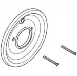 GROHE Rosette &Oslash;170 (Einlochmontage, mit Wassersparfunktion, Bedienungshebel aus