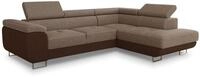 Sofnet Ecksofa Caris mit Schlaffunktion und einstellbare Kopfst&uuml;tzen,...