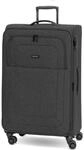 REDOLZ gro&szlig;er Weichschalen Koffer f&uuml;r Damen & Herren | Leichter Trolley 79 cm mit 4