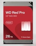 WD Red Pro 26TB NAS 3,5" Interne Festplatte – 7200 RPM Klasse, SATA 6Gb/s, CMR, WD Red Pro 26TB NAS 3,5" Interne Festplatte – 7200 RPM Klasse, SATA 6Gb/s, CMR,