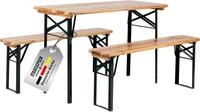 Stagecaptain BB-117 NT Hirschgarten Bierzeltgarnitur f&uuml;r Balkon - kurze Version 117