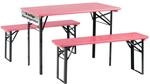 Stagecaptain BB-117 PI Hirschgarten Bierzeltgarnitur f&uuml;r Balkon 5X Set -...