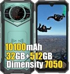 DOOGEE S200 X 5G Outdoor Handy ohne Vertrag Android 14, MTK 7050 32GB+512GB Outdoor