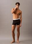 Calvin Klein Herren Relaxed Fit 3Pk Trunks, Black/Black/Black, S