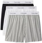 Calvin Klein Unterhosen Icon Baumwoll-Stretch 3er-Pack Slim Boxer Mehrfarbig...