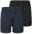 Schiesser Herren 2 Pack Boxershorts Baumwolle Jersey weich Multipack - Jerseyboxer,