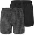 Schiesser Herren 2 Pack Boxershorts Baumwolle Jersey weich Multipack - Jerseyboxer,
