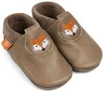 Orangenkinder Bio-Leder Kinder-Hausschuhe &ndash; Softsohle Krabbelschuhe &
