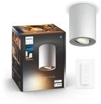 Philips Hue White Ambiance Pillar 1er Spot, inkl. GU10 LED-Lampe + Dimmschalter,