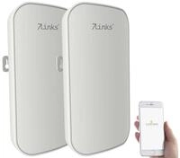 7links Outdoor WiFi: 2er-Set Outdoor-WLAN-Repeater mit 1.200 Mbit/s, f&uuml;r 2,4 & 5