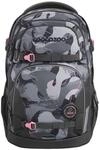 coocazoo Schulrucksack Porter &bdquo;Bubble Brush&rdquo;, grau-rosa, ergonomischer &