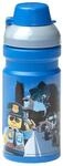 LEGO City Trinkflasche - 390 ml - Spa&szlig;ige & praktische Kinderflasche mit