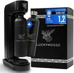 Luckymoose Infinity Wassersprudler mit 2x 1,25L langlebigen,...