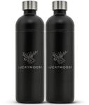 Luckymoose Infinity 2x Edelstahlflaschen Wassersprudler 1,25L &ndash; Kompatibel mit der