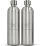 Luckymoose Infinity 2x Edelstahlflaschen Wassersprudler 1,25L &ndash; Kompatibel mit der