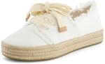 Toms Damen Espadrilles - Carolina LACE UP 10021879- White Beachside, Gr&ouml;&szlig;e:38 EU