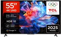 TCL 55V6C 55 Zoll Direct LED TV, 4K HDR Fernseher, Smart TV mithilfe von Google TV