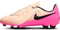 NIKE Kinder Jr. Phantom GX II Club FG/MG Fu&szlig;ballschuh, Crimson Tint/Black-Pink
