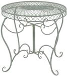 CLP Gartentisch rund im Jugendstil Sheela, Metalltisch aus Eisen pulverbeschichtet,