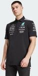adidas Herren Mercedes - AMG Petronas Formula ONE Team Team Polo Black Men,
