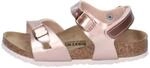 Birkenstock Birknstock Sandalen f&uuml;r Kinder, &Ouml;ko-Leder, Rot, Metallic Copper, 24 EU