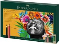 FABER-CASTELL 210054 - Zeichenset 50-teilig mit Polychromos Buntstifte und Bleistifte