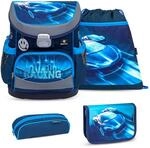 Belmil Mini-Fit Schulranzen Set 4 -teilig (405-33/AG/S) (Racing Blue Neon 2)