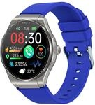Knauermann PRO 3 (2024) Silber - Gesundheitsuhr Smartwatch mit Telefoniefunktion -