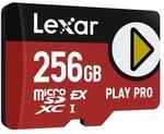 Lexar Play PRO MicroSDXC Express-Karte 256GB, bis zu 900MB/s Lesen, 600MB/s